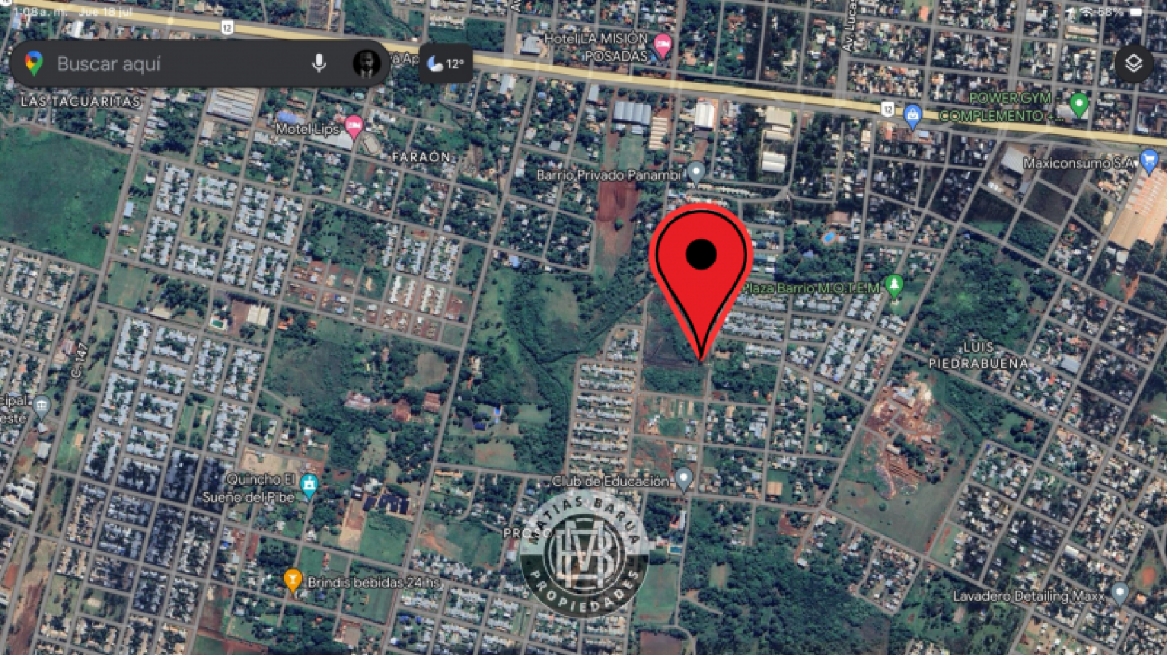 Terreno en esquina, Yatay, Posadas