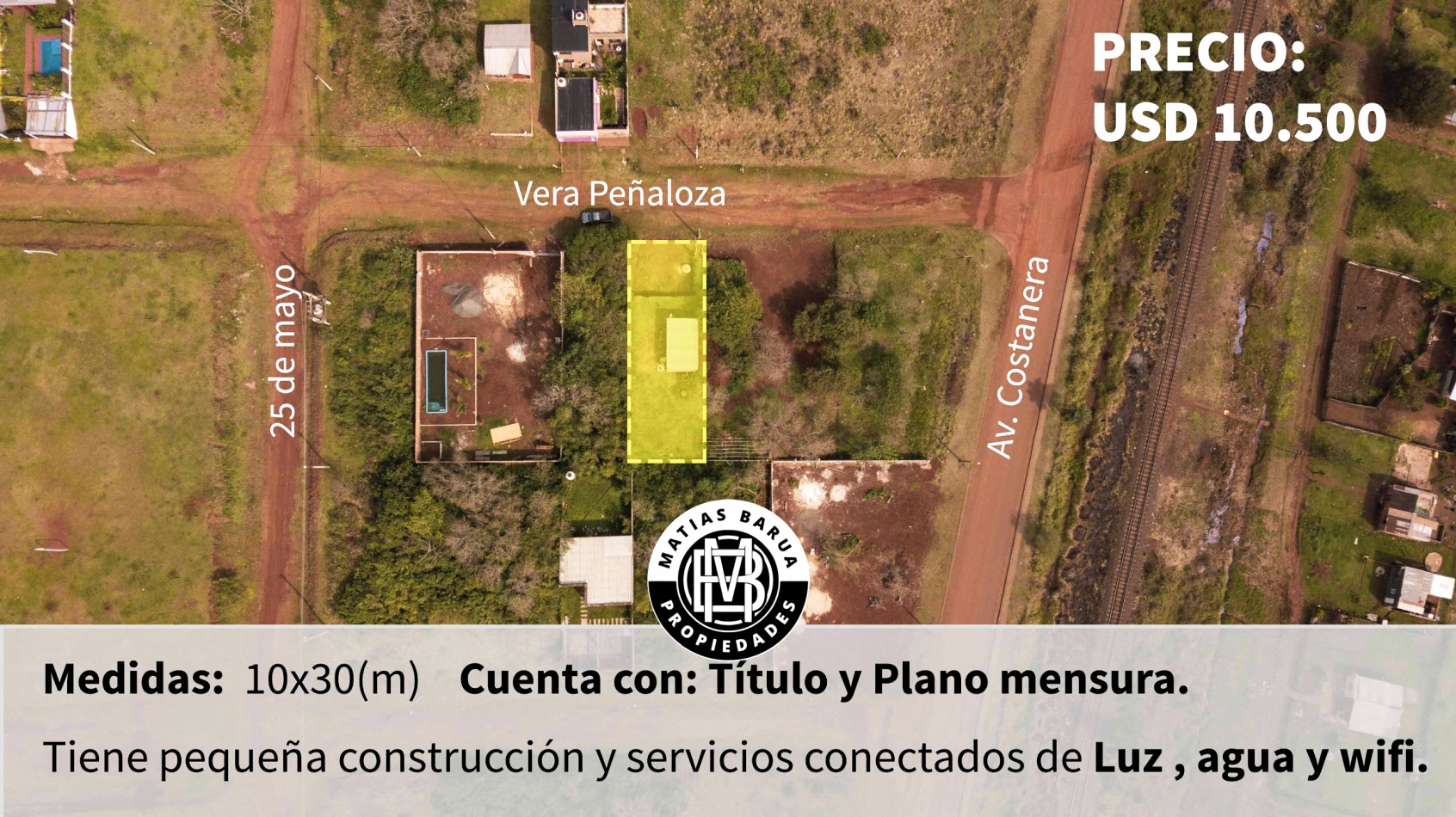 OPORTUNIDAD, 3 terrenos en venta zona Costanera Garupa. 