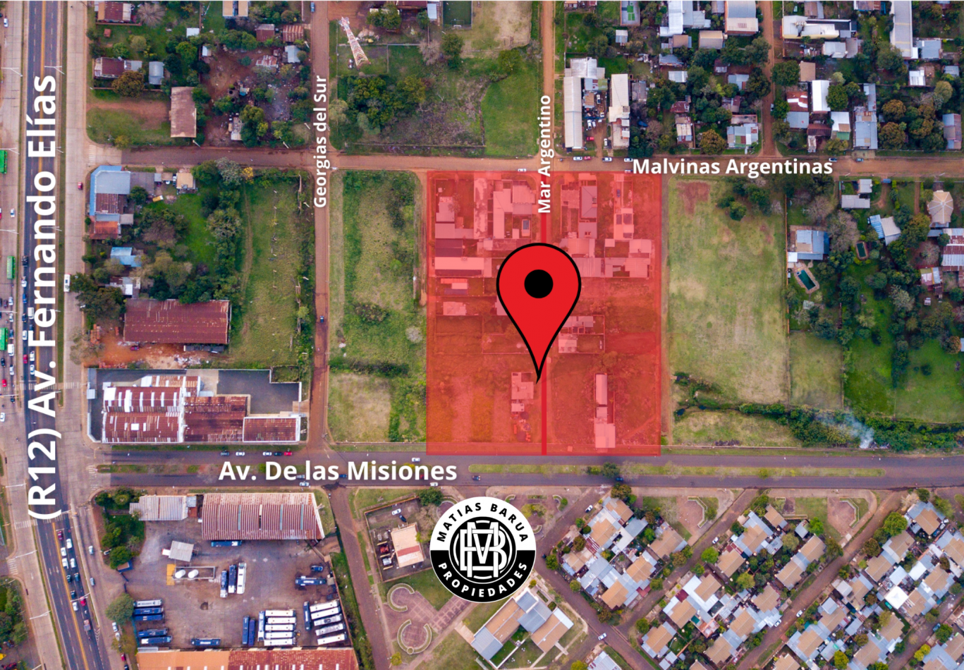 Terrenos sobre avenida, Miguel Lanus, Posadas